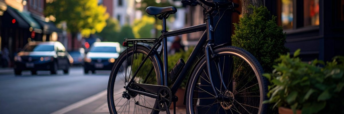 Firefly_Hyper-realistic Photograph of Downtown Davidson, NC Close-up of a bike locked to a 121396 Firefly_Hyper-realistic Photograph of Downtown Davidson, NC Close-up of a bike locked to a 121396